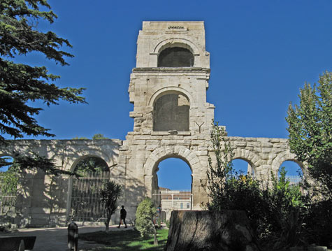 Landmarks in Arles France